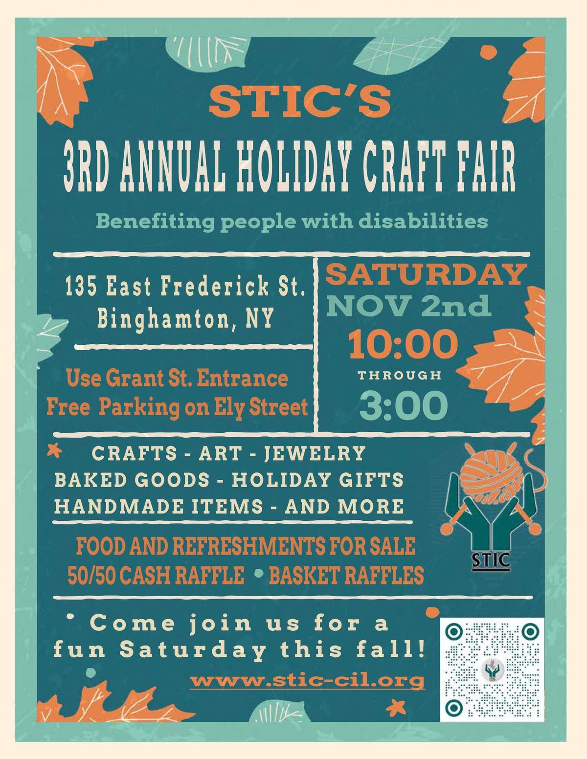 STIC's 3rd Annual Holiday Craft Fair