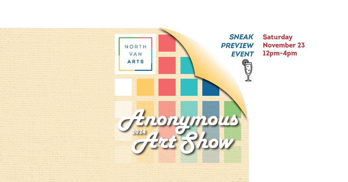 Anonymous Art Show Sneak Preview Event