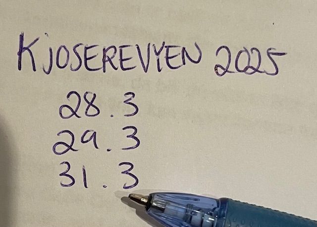 Kjoserevyen 2025