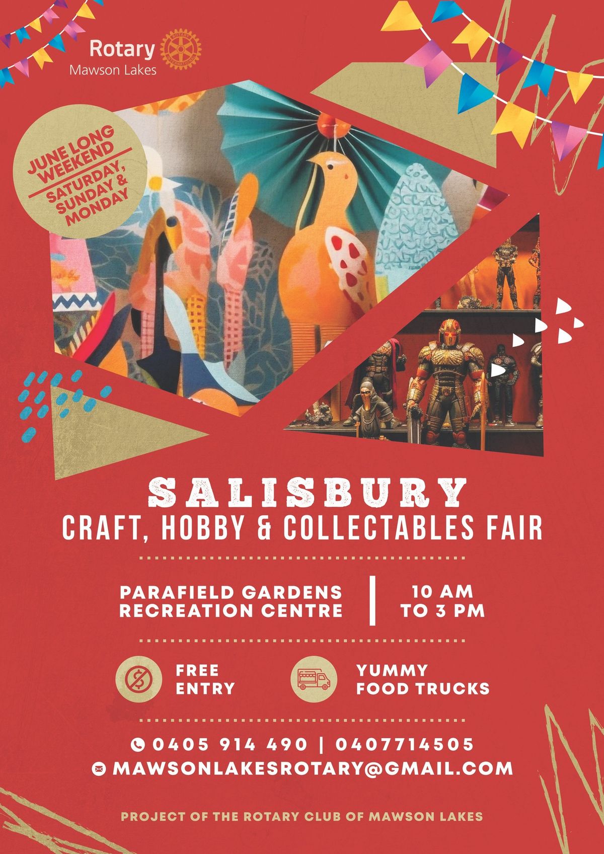 Salisbury Craft, Hobby & Collectables Fair 2025 - FREE ENTRY- at Parafield Gardens Recreation Centre