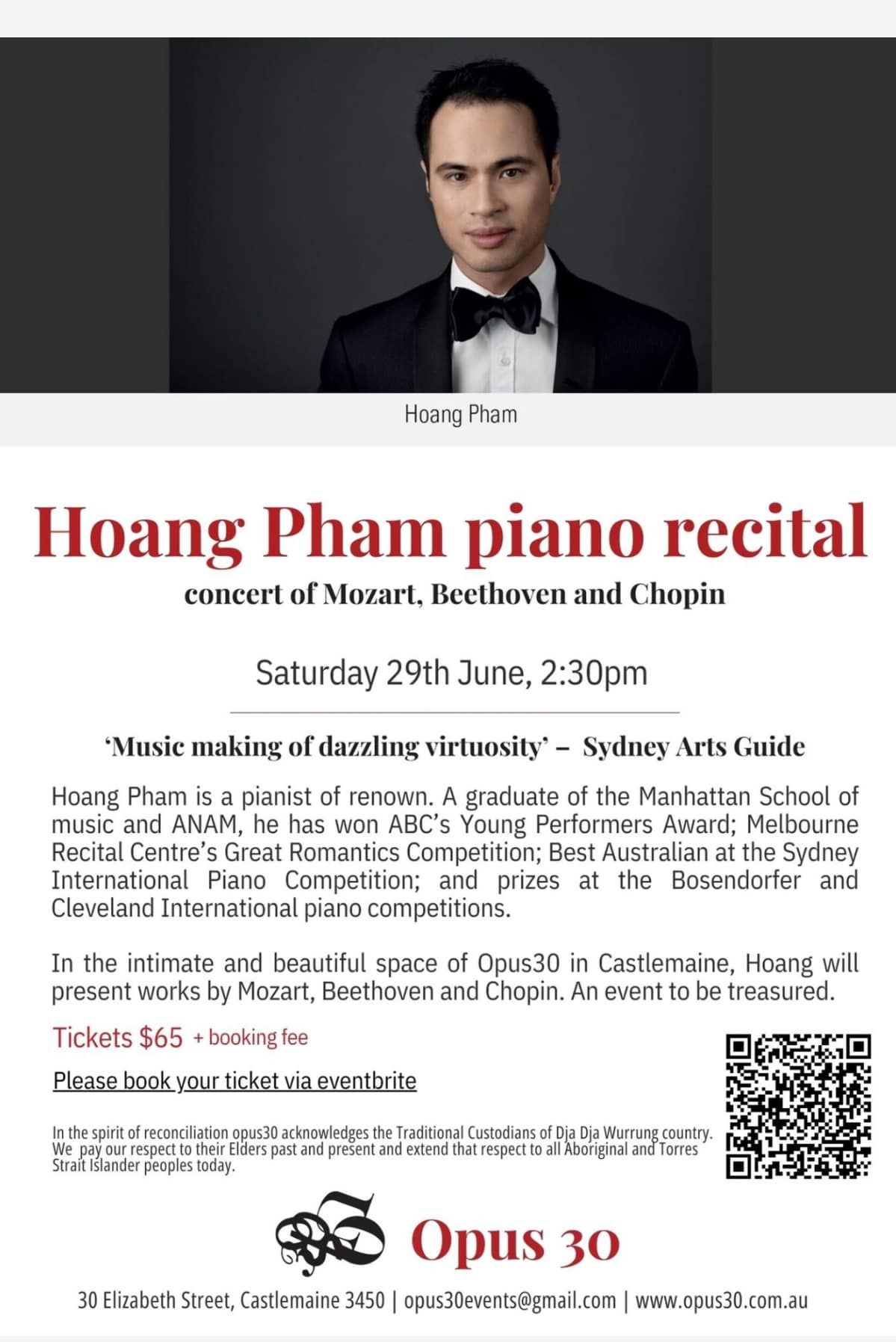 Hoang Pham Piano Recital