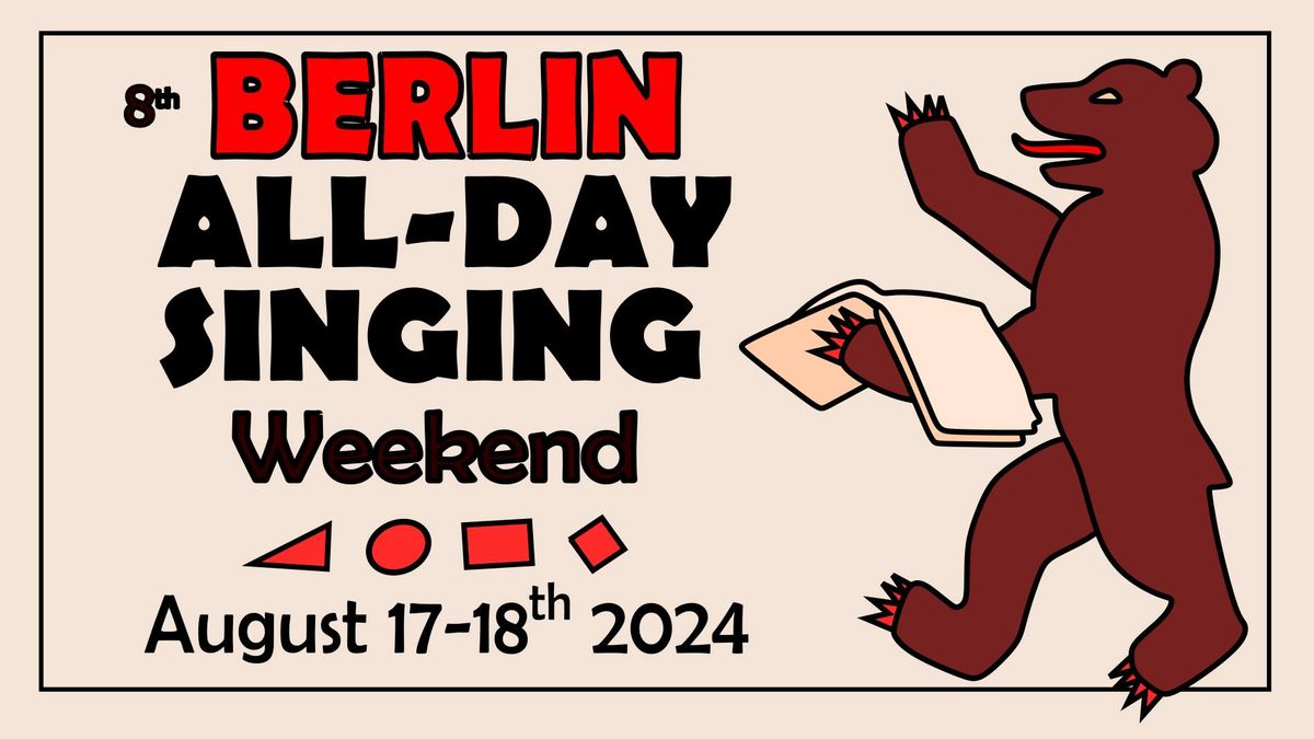 8th Berlin All-Day Singing Weekend