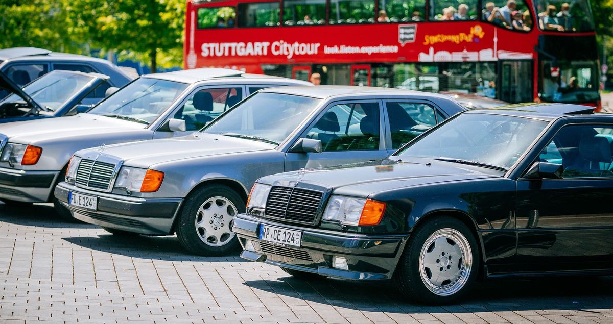 Classics and Coffee at the Mercedes-Benz Museum