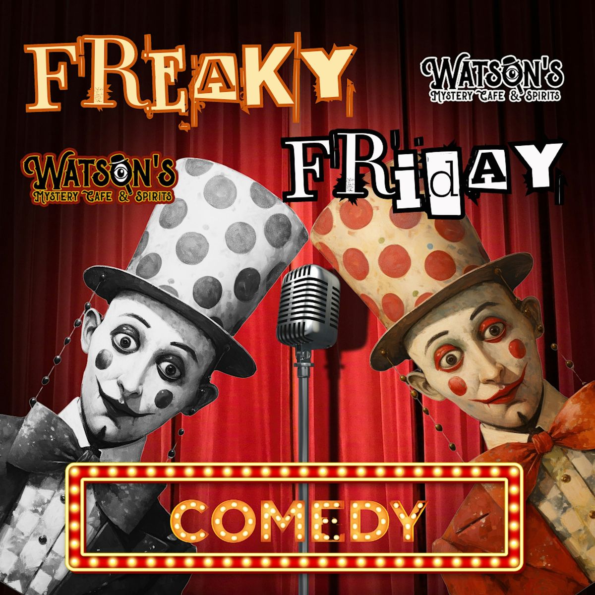 Watson's Live! Freaky Friday Adult Comedy Show