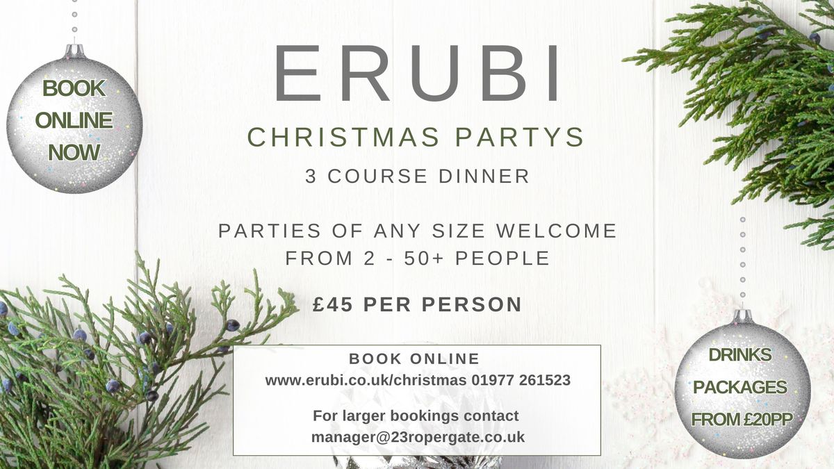 Christmas at ERUBI