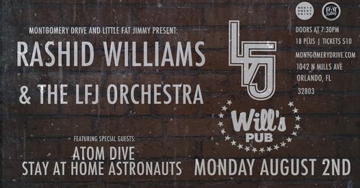 Rashid Williams & the LFJ Orchestra w\/ Atom Dive and SAHA at Will's Pub