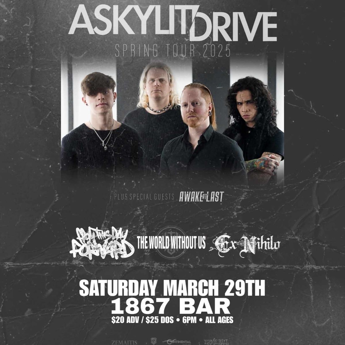 A Skylit Drive w\/ Awake At Last, From This Day Forward, The World Without Us & Ex Nihilo at 1867