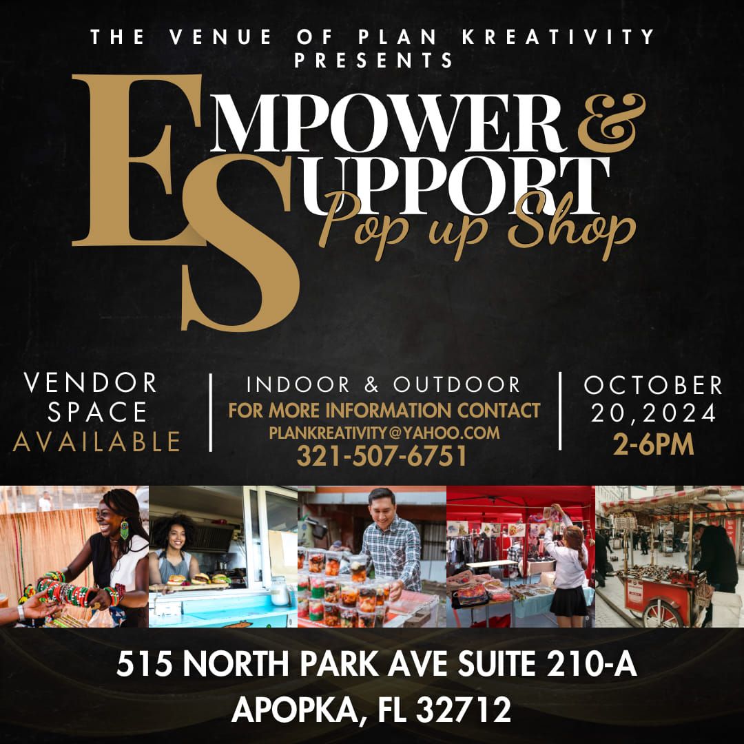 Empower & Support Pop Up Shop 