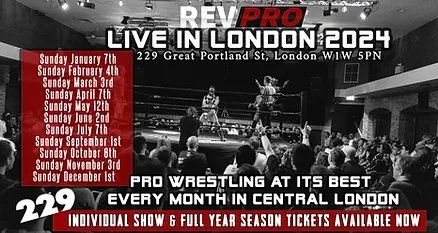 RevPro Live In London 90 \u2013 229 The Venue