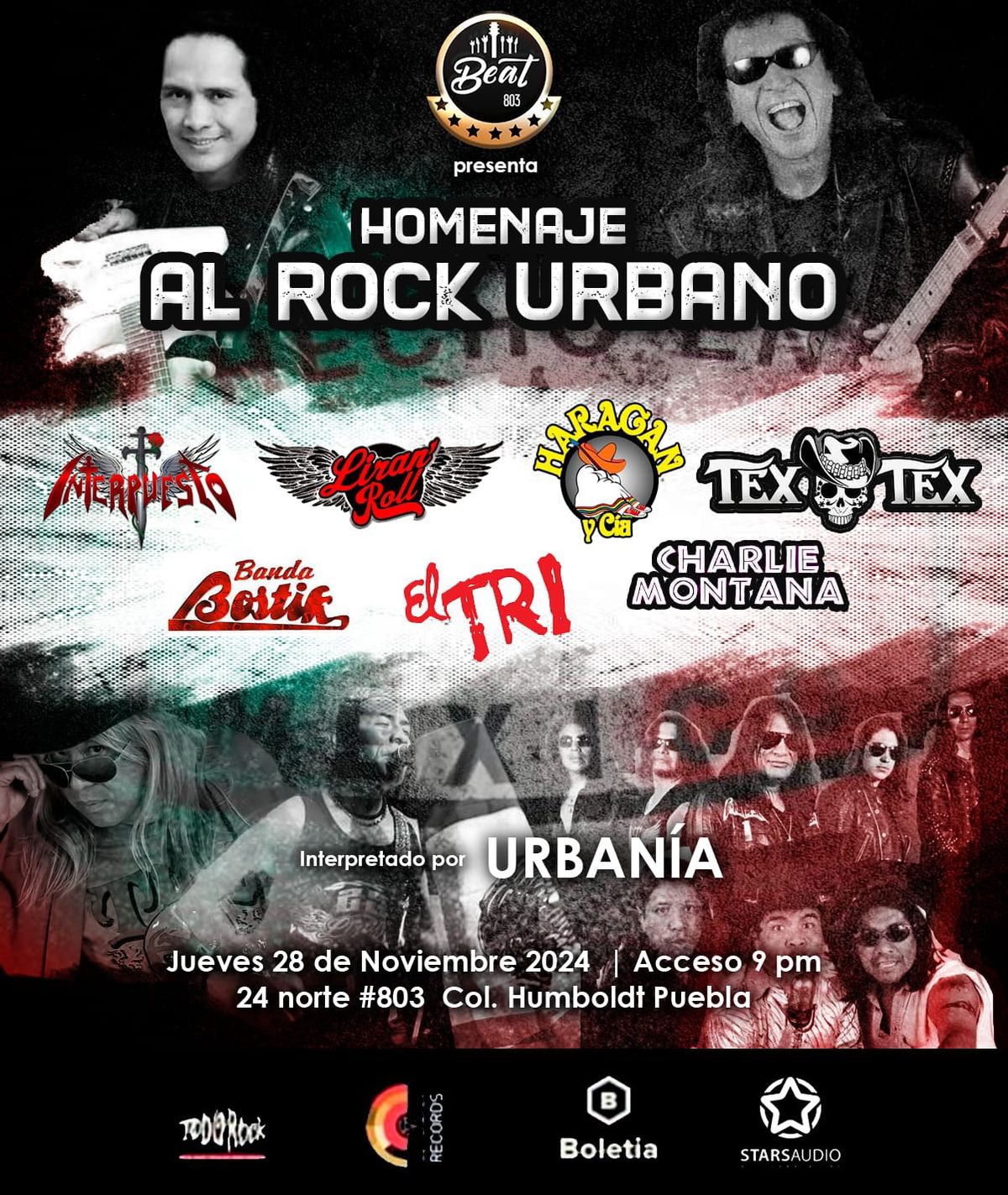 Noche de Rock Urbano \ud83c\uddf2\ud83c\uddfd en Beat 803 