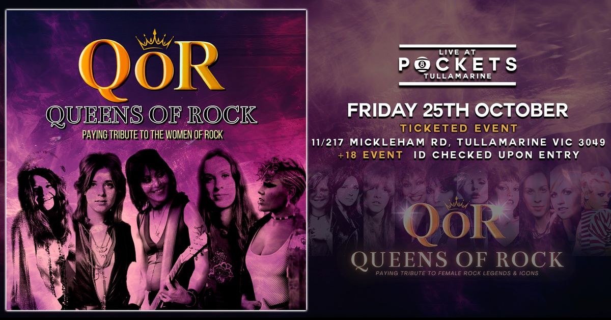 QUEENS OF ROCK - Tribute to the WOMEN of ROCK | LIVE @ Pockets