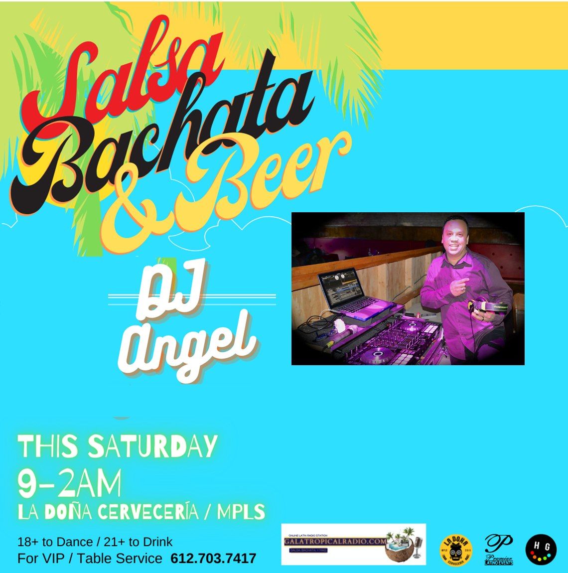 Salsa Bachata at La Do\u00f1a Ft Angel Maldonado