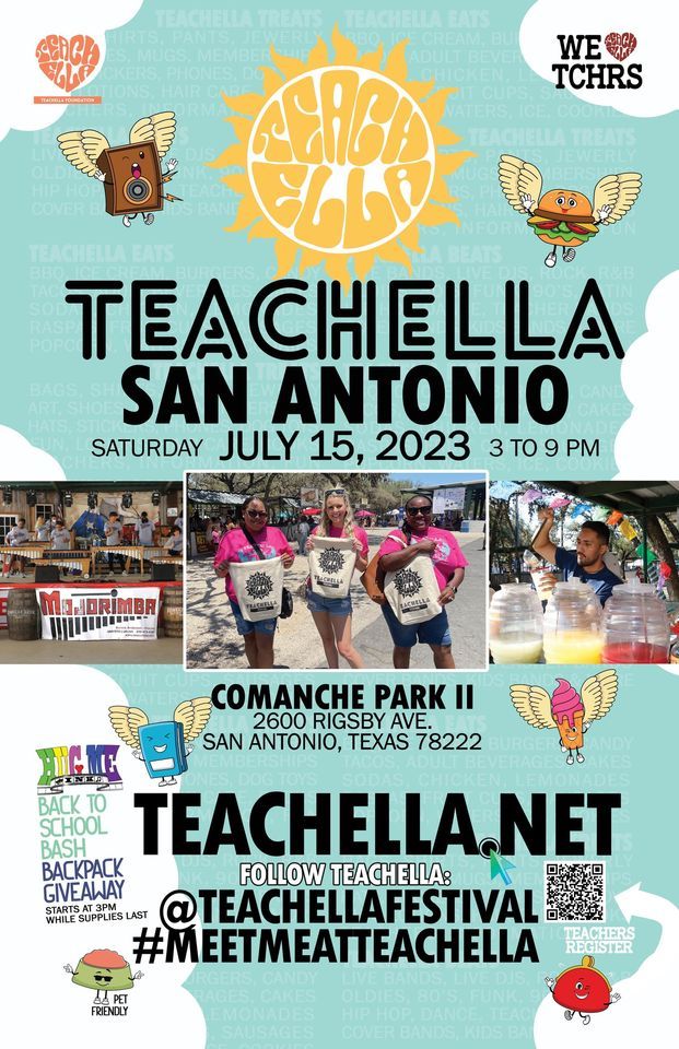 Teachella Festival - A Teacher Appreciation Festival NOW IN SAN ANTONIO & FREE FOR ALL GUESTS! 