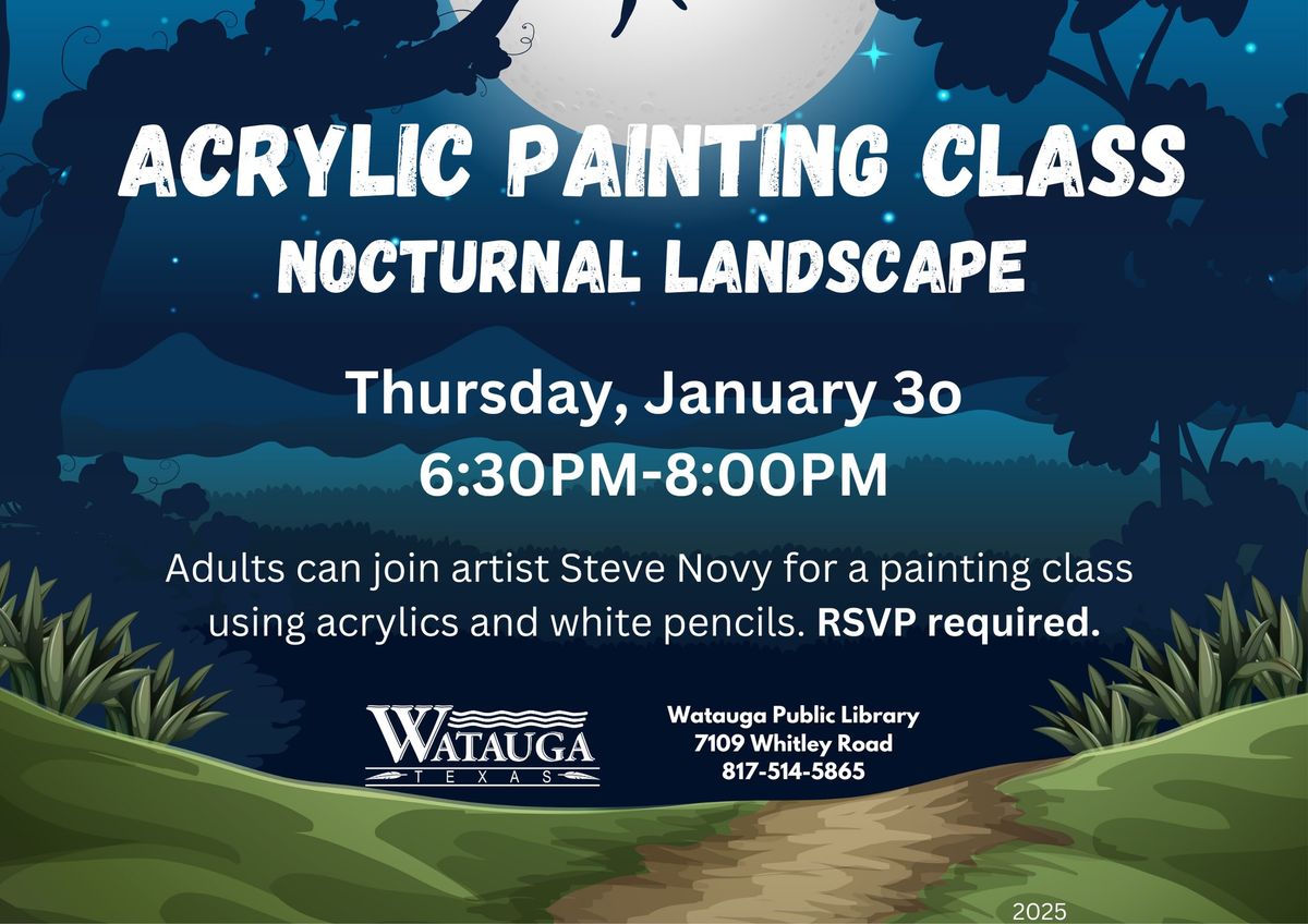 Acrylic Painting Class for Adults