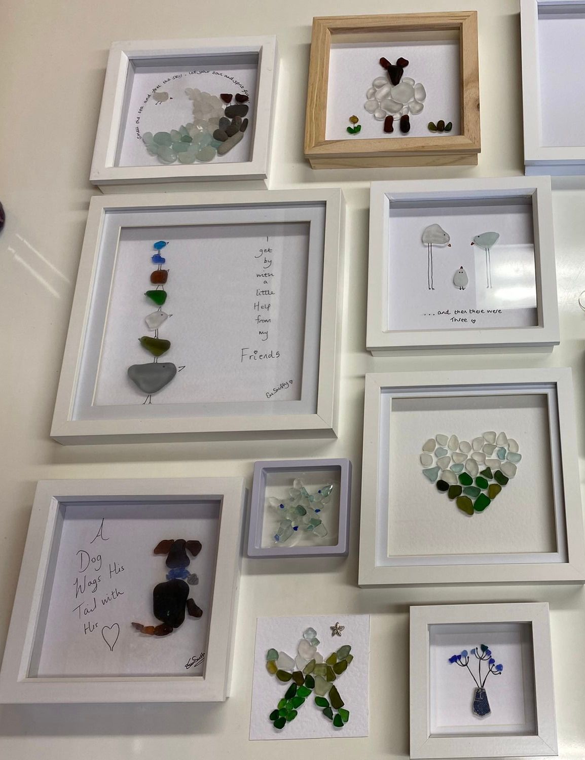 FULLY BOOKED - Seaglass art workshop 
