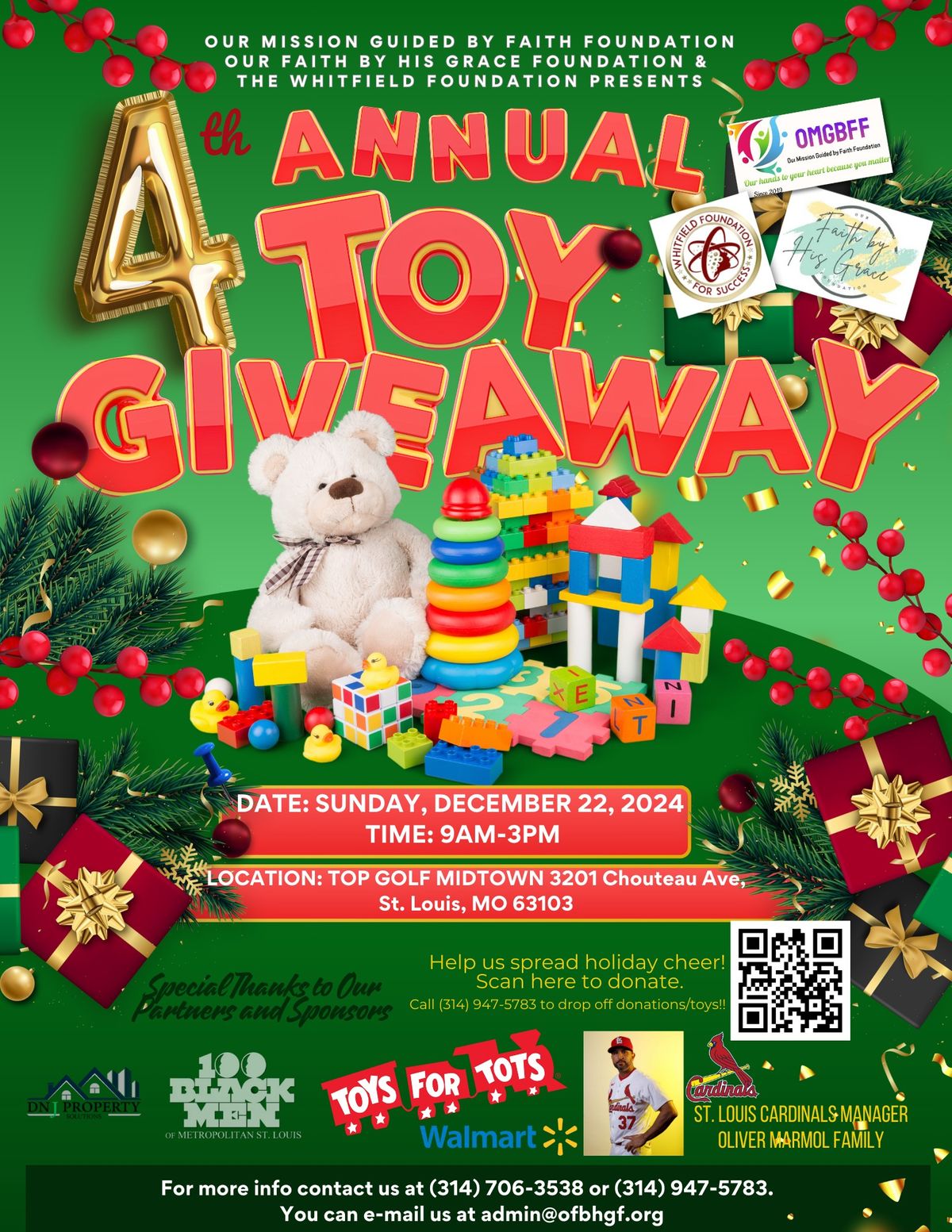 4th Annual Toy Giveaway