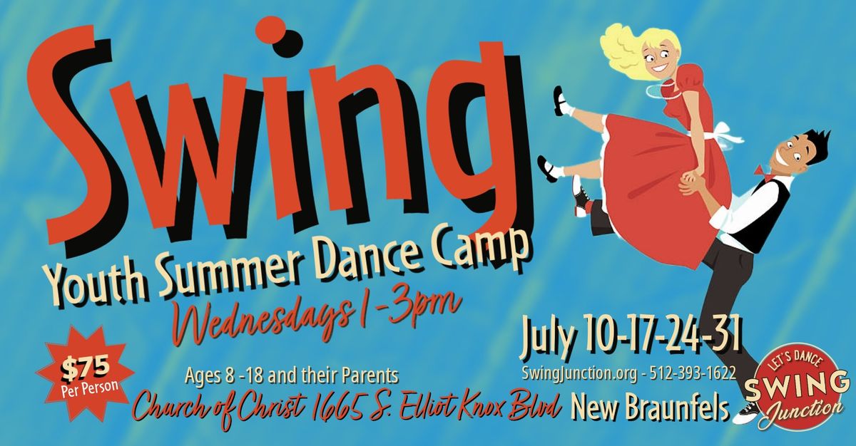 YOUTH SUMMER DANCE CAMP July 10-17-24-31
