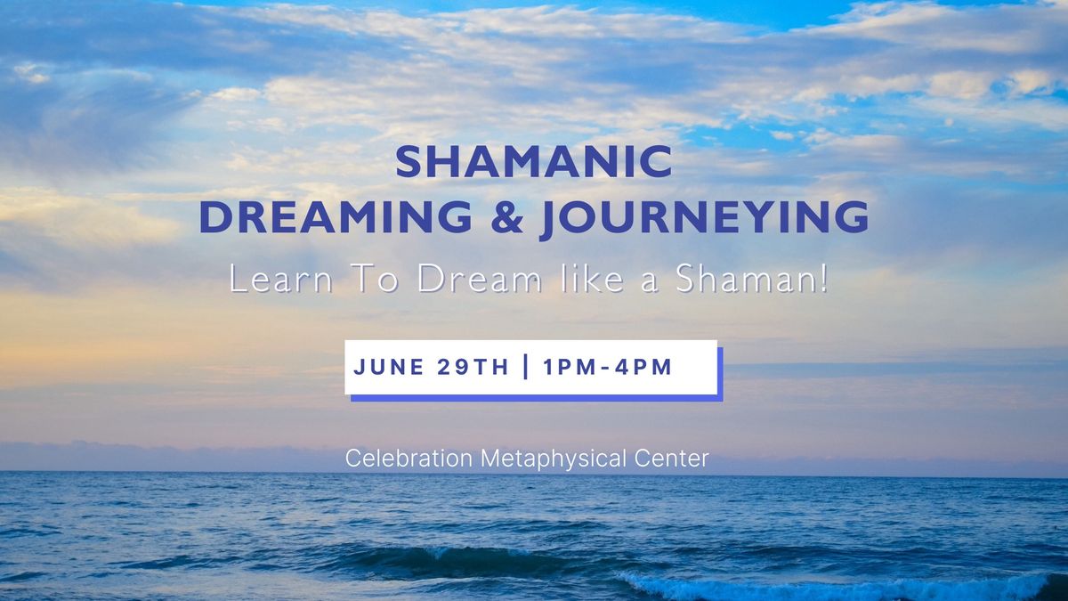 Shamanic Dreaming w\/ John English & Dr. Ivory - Colorado Springs