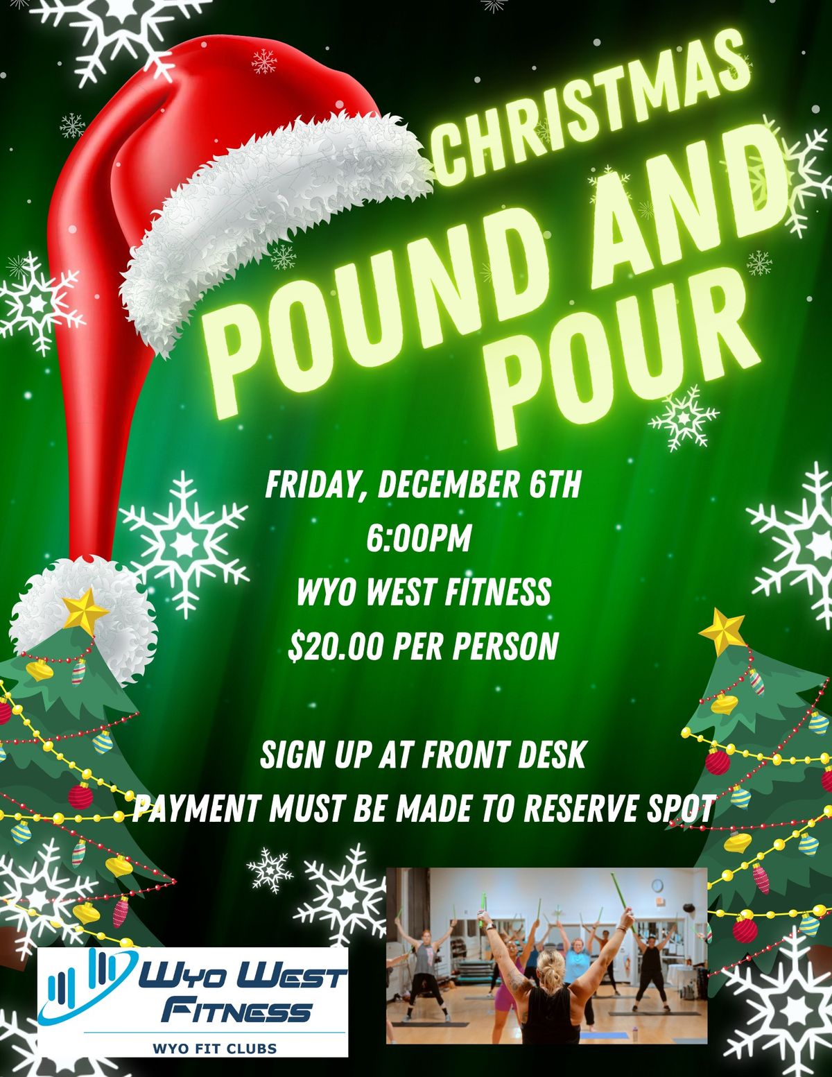 CHRISTMAS POUND AND POUR