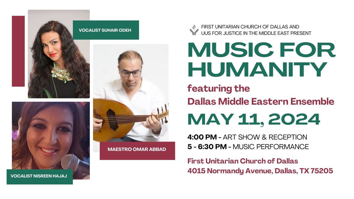 Music for Humanity featuring the Dallas Middle Eastern Ensemble