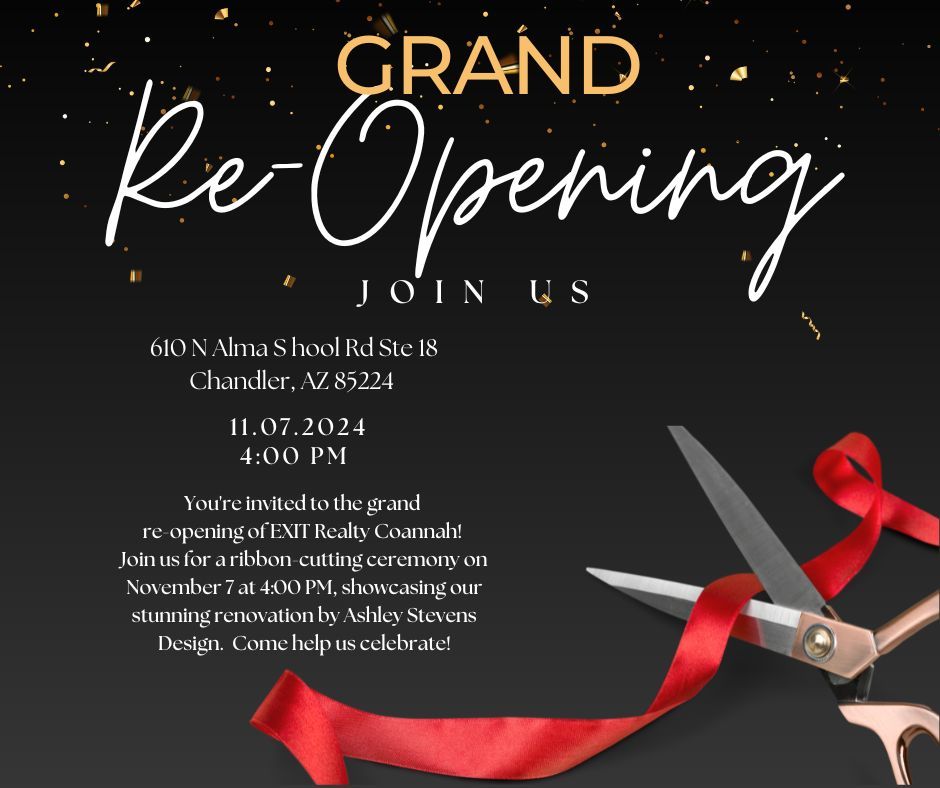 Grand Re-Opening of EXIT Realty Coannah