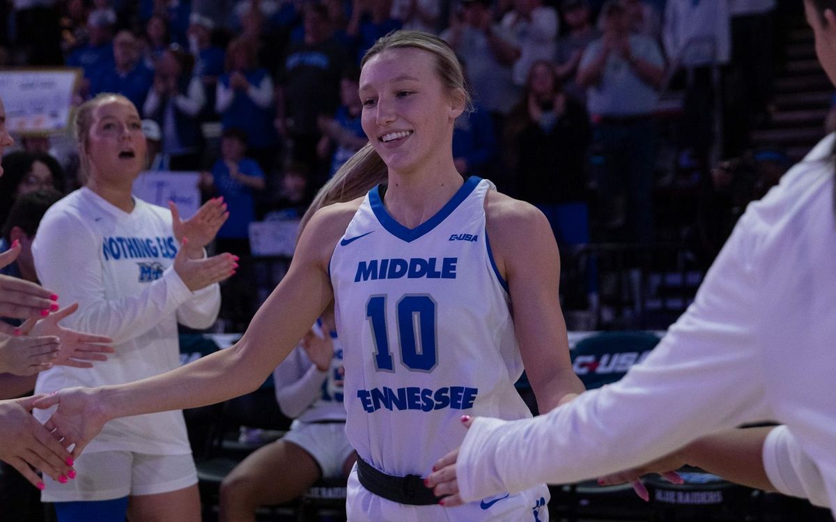 Parking Middle Tennessee Blue Raiders at Western Kentucky Lady Toppers Womens Basketball