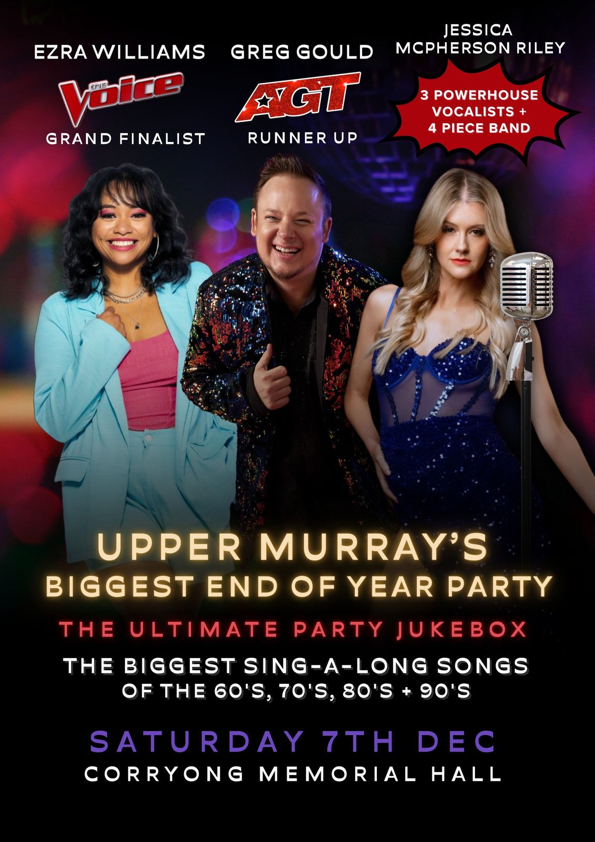 UPPER MURRAY'S BIGGEST END OF YEAR PARTY 'ULTIMATE PARTY JUKEBOX