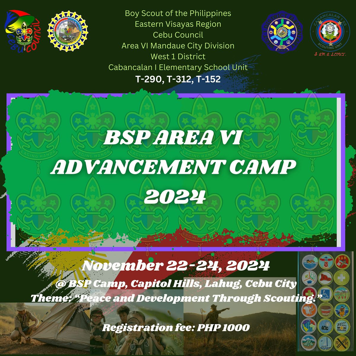 BSP AREA VI Advancement Camp 2024