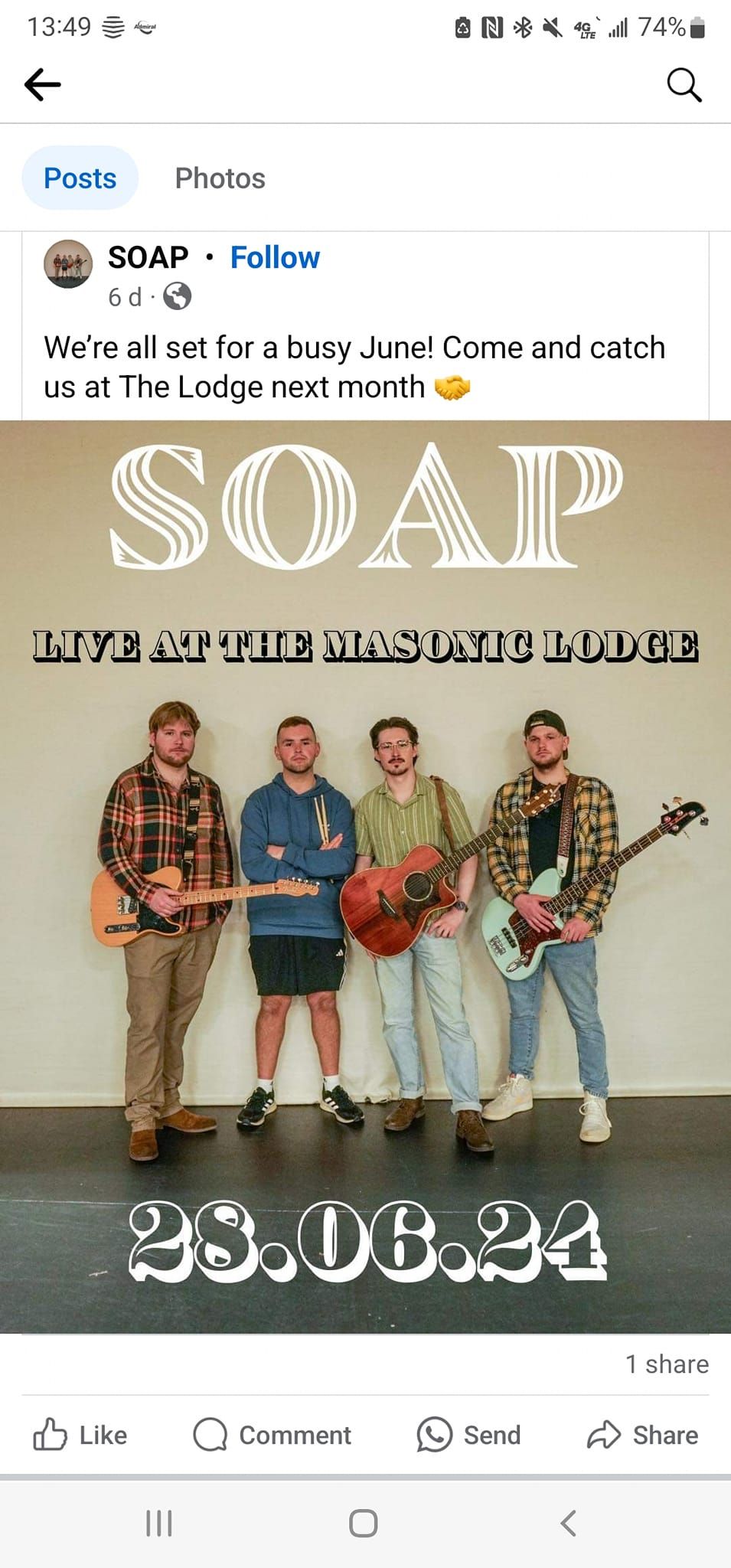 SOAP - Live at the Masonic
