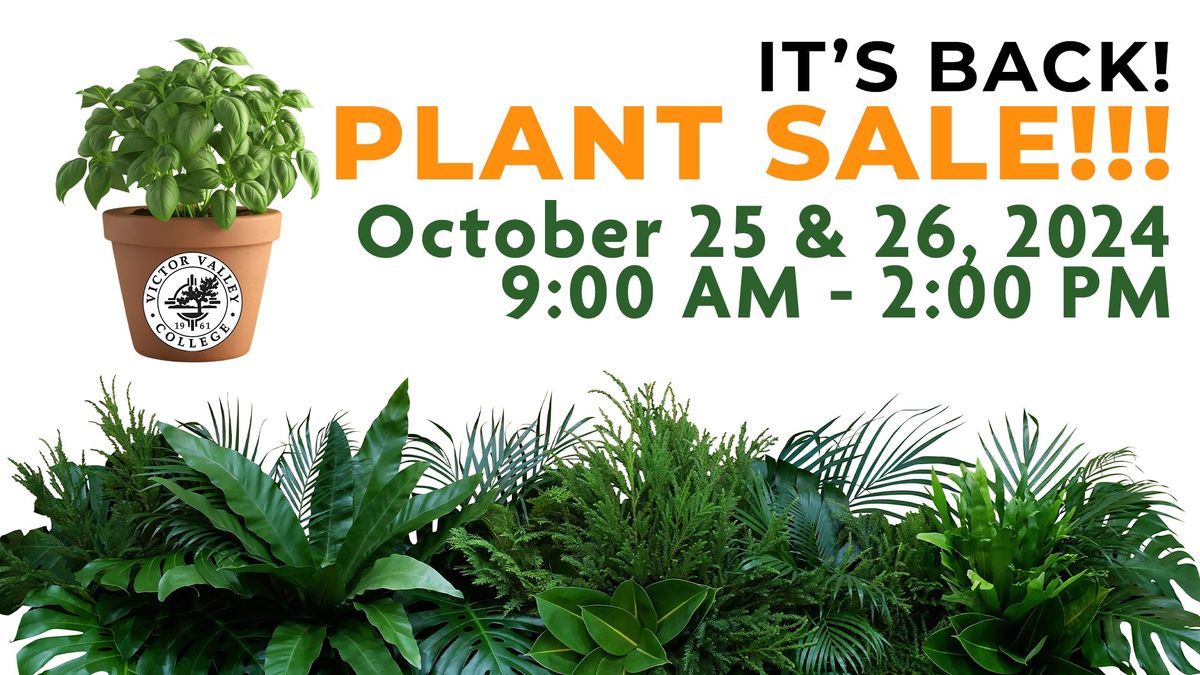 VVC Plant Sale - Fall 2024