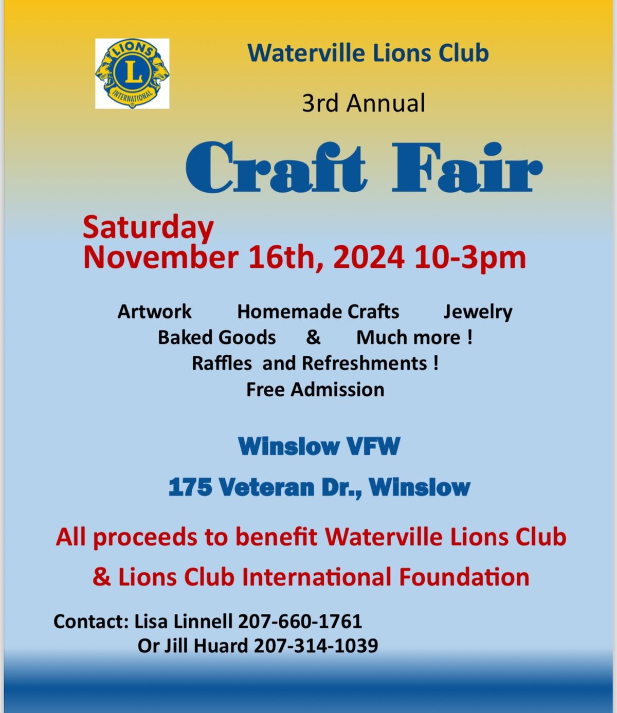 3rd Annual Craft Fair 