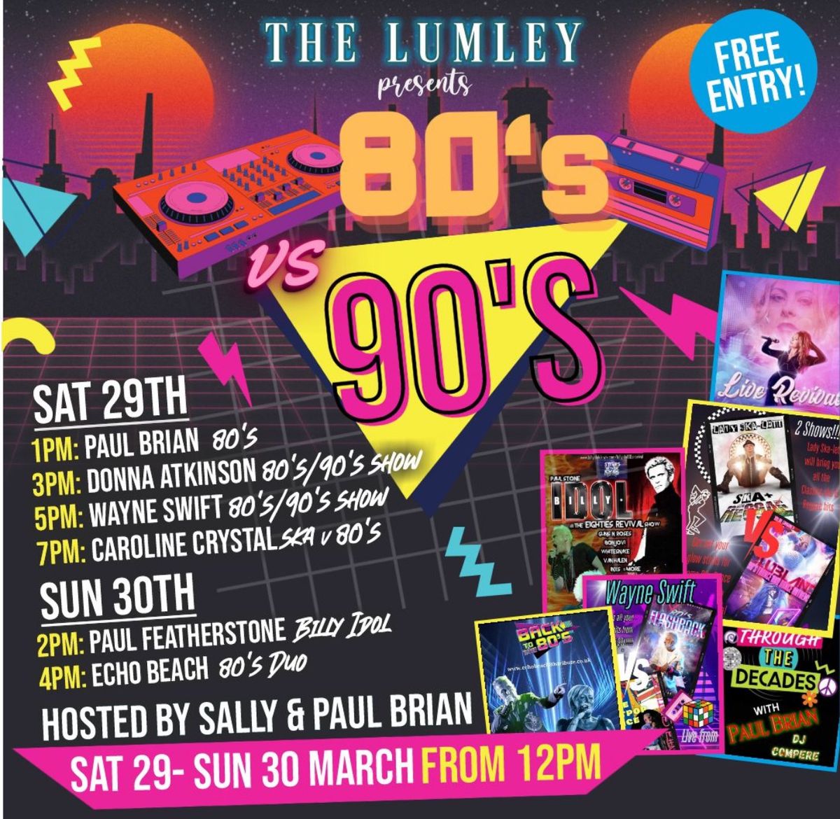 The Lumley 80s\/90s welcome back weekend \ud83c\udfb5