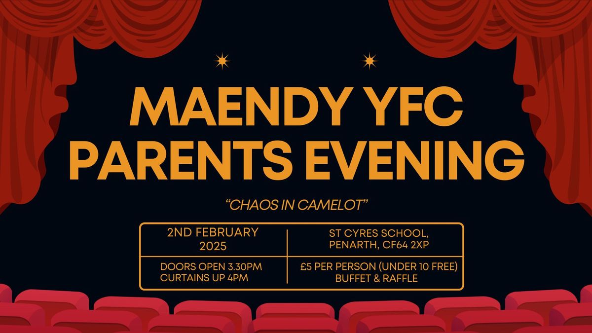 Maendy YFC Pantomime Parents Evening