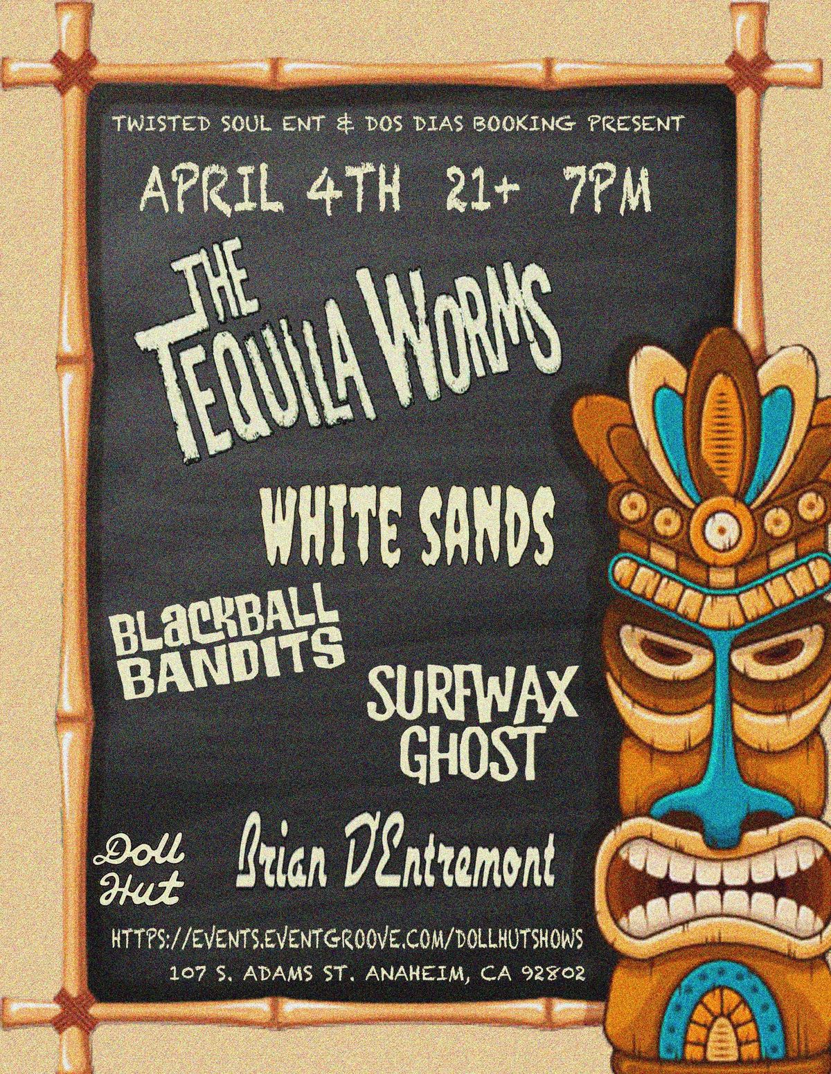 Tequila Worms W\/ White Sands