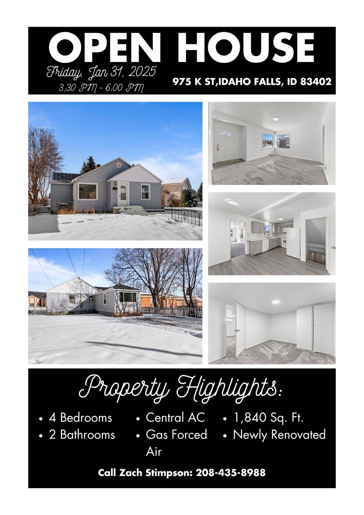 OPEN HOUSE - 975 K St. Idaho Falls, ID 