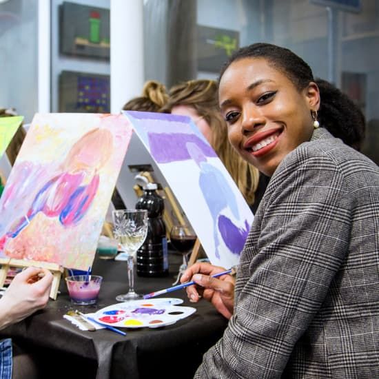 Drink & Paint : Afterwork peinture \u00e0 la Galerie Wawi