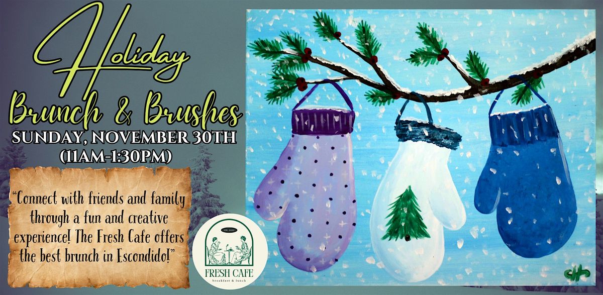 Winter Mittens - Brunch and Brushes at Fresh Cafe