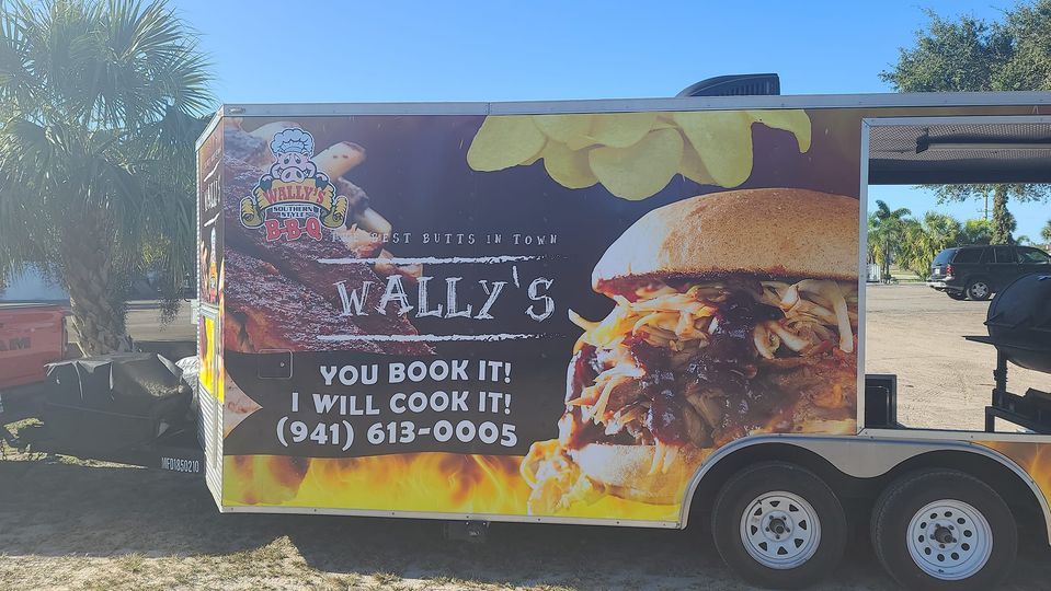 Wallys BBQ On the Go - Food Truck, Punta Gorda Airport, 9 June 2022