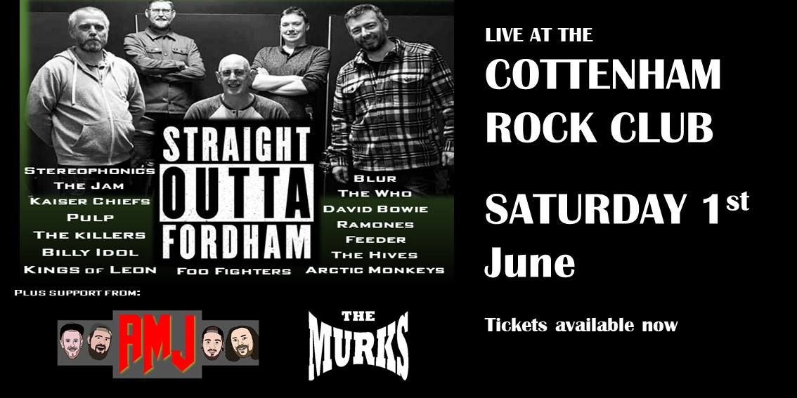 Straight Outta Fordham with AMJ and The Murks - LIVE at Cottenham Rock Club