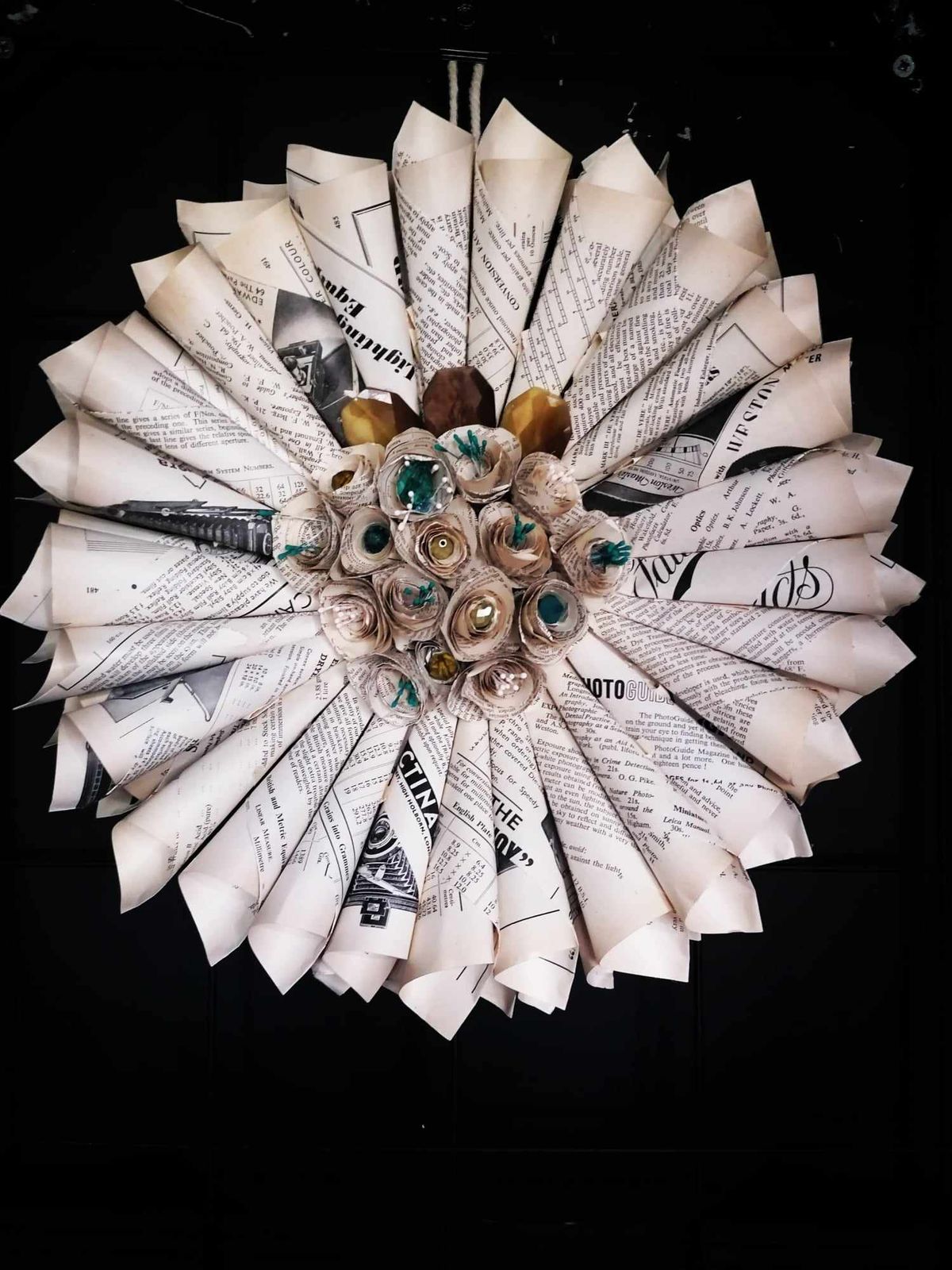 Paper Wreath Workshop   Paid Event    Flintshire  \u00a325pp