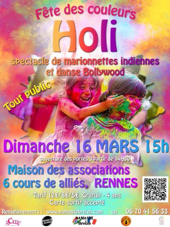 Holi - F\u00eate des Couleurs