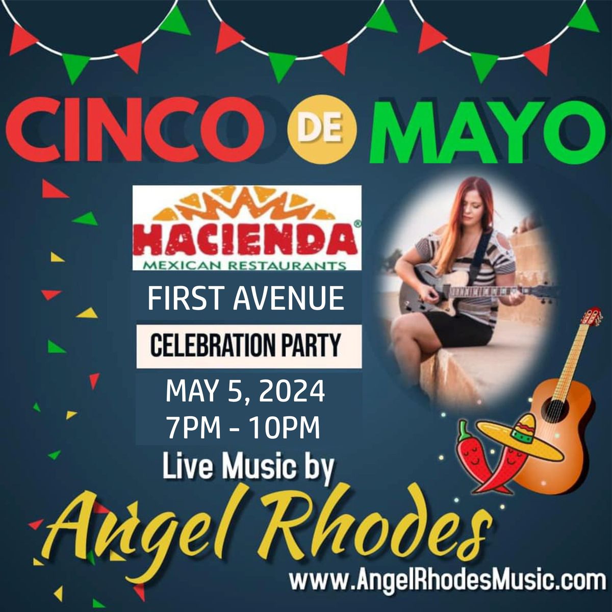 Live Music by Angel Rhodes at Hacienda First Ave