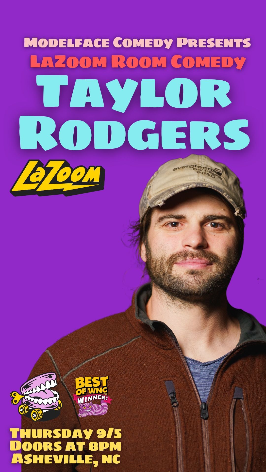 Modelface Comedy presents Taylor Rodgers at LaZoom