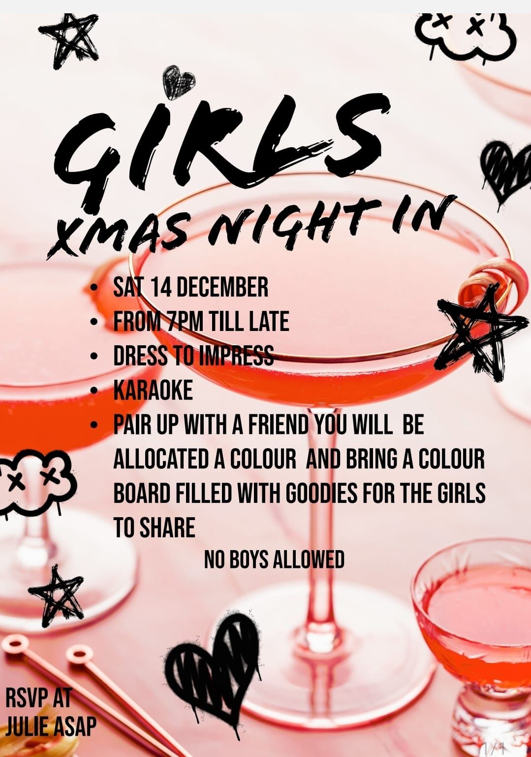 Girls Xmas Night In 