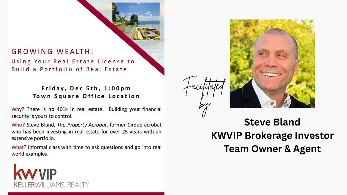 Investor Master Class | Facilitated by Steve Bland, KWVIP Investor