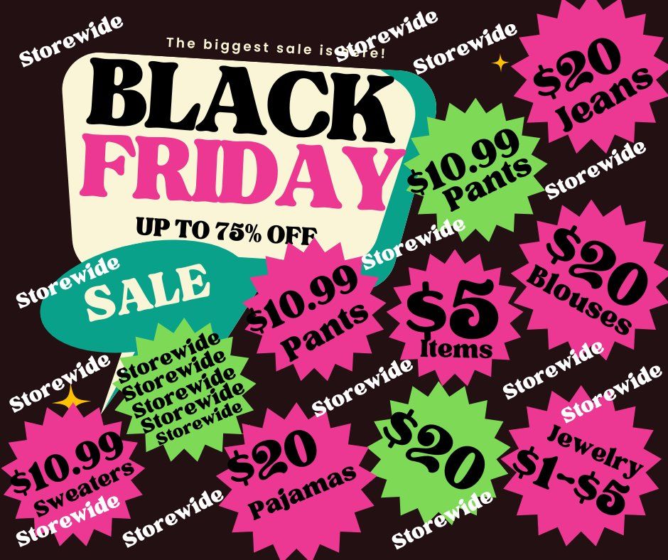 BLACK FRIDAY SALE