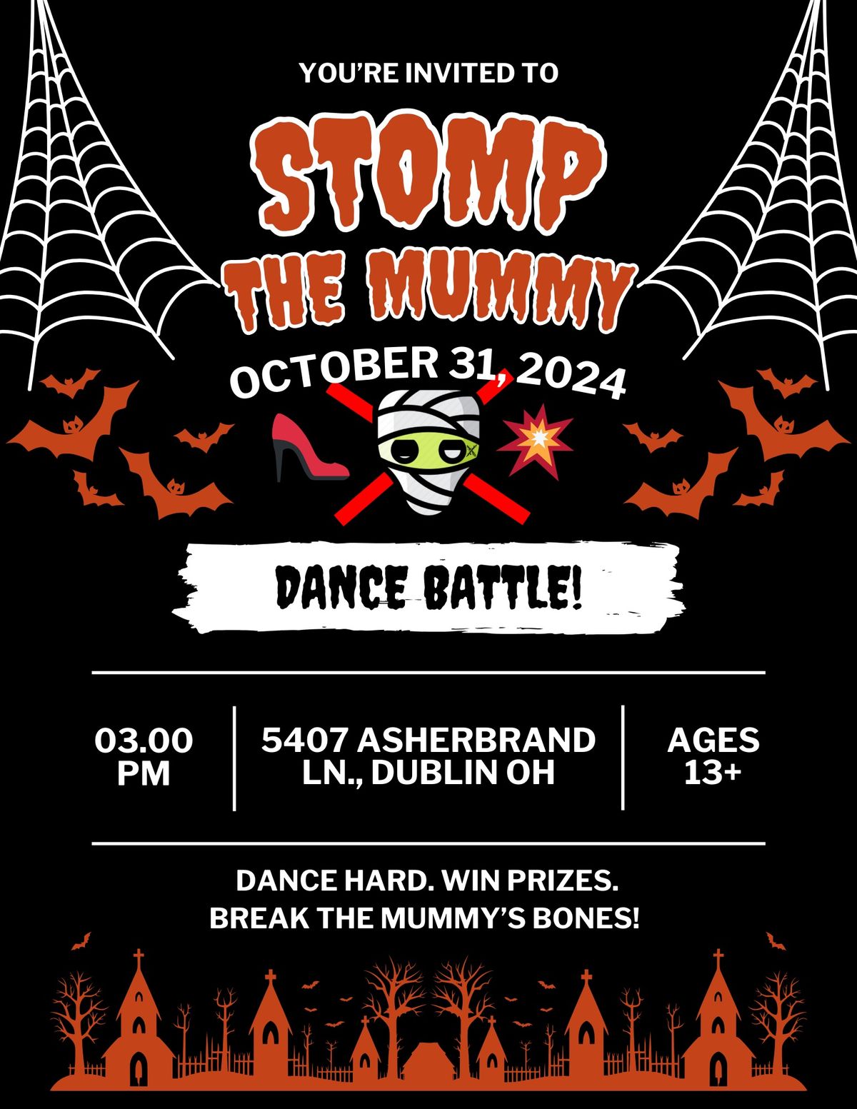 Stomp the Mummy, Break Its Bones! Halloween Dance Battle