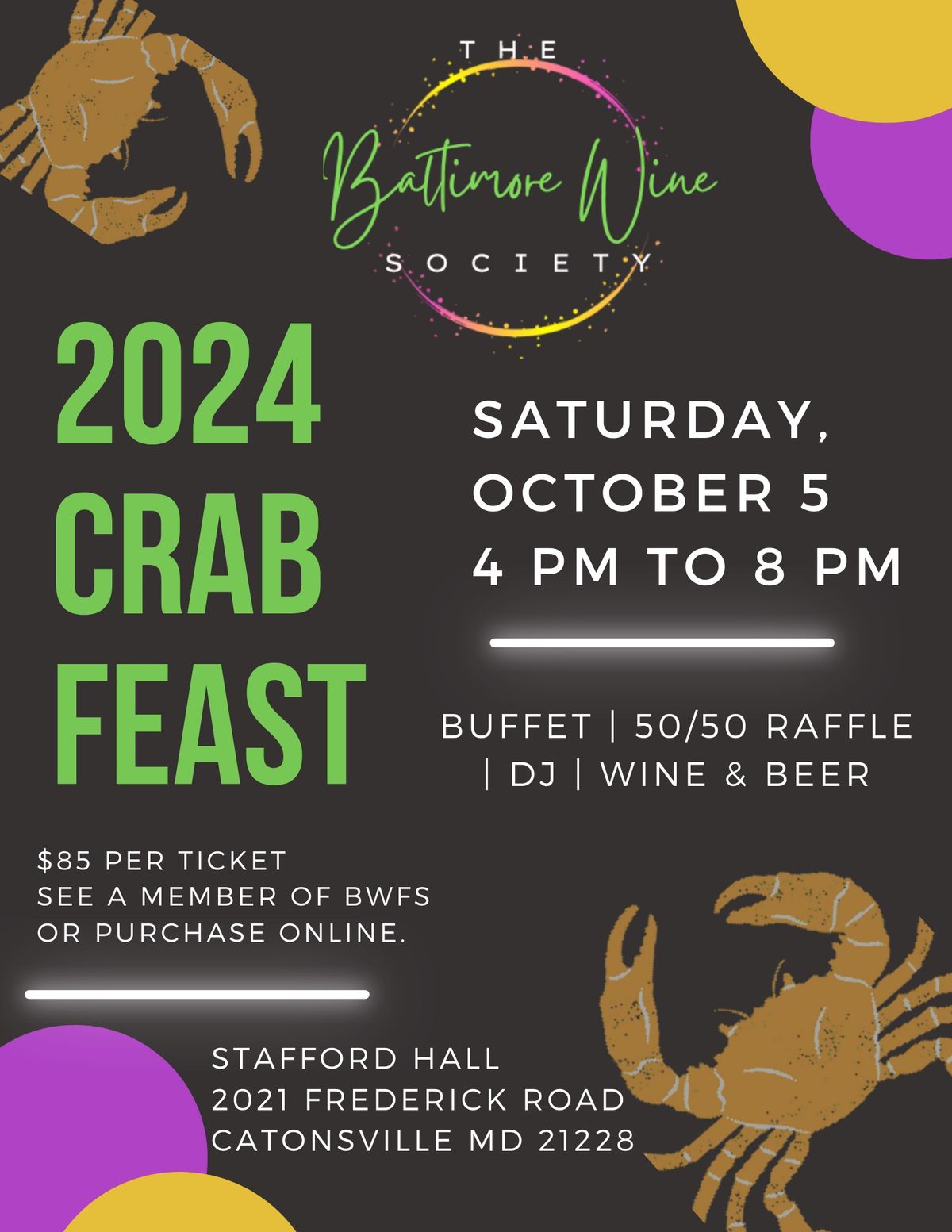 2024 Annual Crab Feast