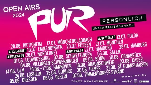 PUR Open Airs 2024 | Berlin