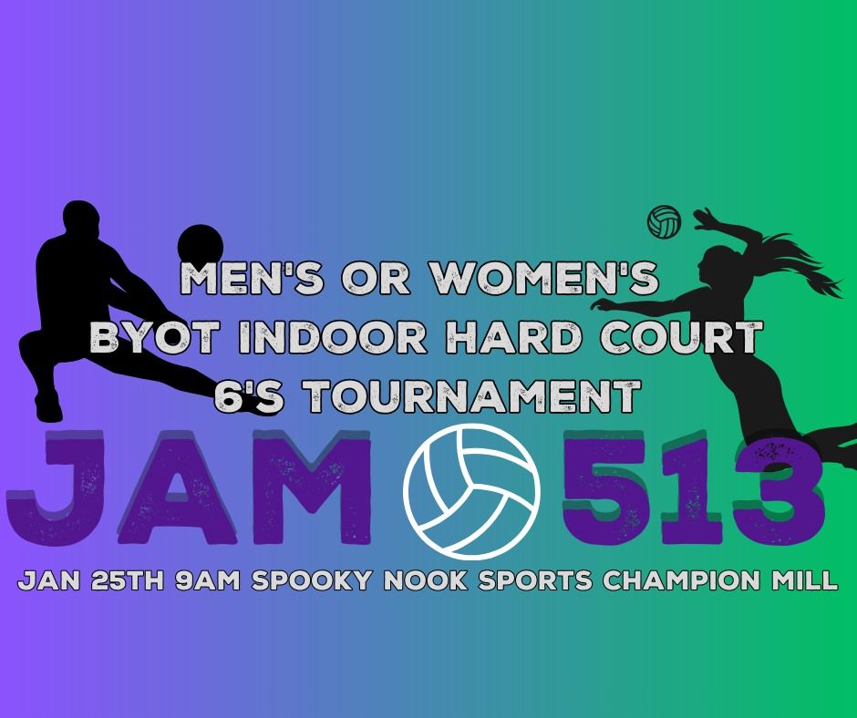 JAM 513 Men's or Women's Indoor Hard Court 6's Tournament 